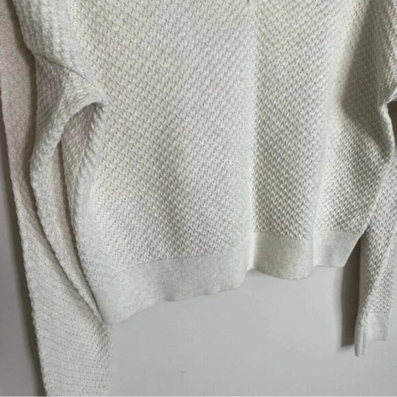 Babaton Lita Longsleeve Cropped V-neck Sweater S - Picture 9 of 9